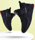Trendy & Stylish Running Shoes For Men (Black , 6)