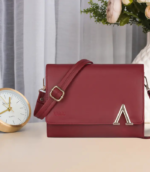 Maroon, Pink, Multicolor, Grey, Brown, Black, Beige Women Sling Bag women's sling bag with shoulder strap and 8 pocket