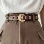 Women Brown Artificial Leather Belt
