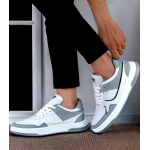 Light weight stylish attractive sneakers shoes for men Casuals For Men (Grey, White , 8) - Image 3