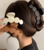 Blubby Stylish Hair Claw Clip Strong Hold Non-Slip Jaw Clamp For Women & Girls 4p Hair Claw (Multicolor) - Image 2