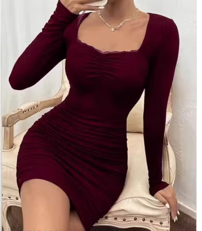 3 Stylish Party Wear For Girls Bodycon Dress/Party Wear For Girls LYKRA Dress - Image 1