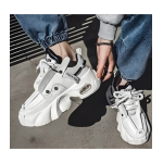 WHITE SHOES PREMIUM QUALITY SNEAKERS Sneakers For Men (White , 8) - Image 3