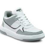 Light weight stylish attractive sneakers shoes for men Casuals For Men (Grey, White , 8) - Image 4