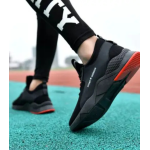 Trendy & Stylish Running Shoes For Men (Black , 6) - Image 4