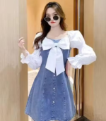 WOMEN AND GIRL LATEST DENIM DRESS - Image 3