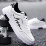 Running Shoes For Men (White , 8)