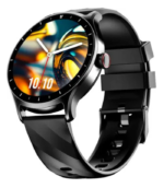 Cellecor HYPE 1.50" HD IPS Display with 500 NITS | BT-Calling | VoiceAssistant Smartwatch (Black Strap, Free Size)