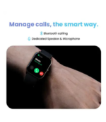 GOBOULT Drift BT Calling HD Display, 140+ Watchface, BT calling, IP68 Smartwatch (Sand Black Strap, Free Size) - Image 3