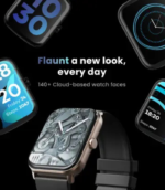 GOBOULT Drift BT Calling HD Display, 140+ Watchface, BT calling, IP68 Smartwatch (Sand Black Strap, Free Size) - Image 2