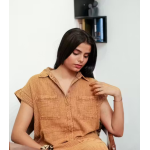 Double Gauze Cotton Shirt Dress - Image 2