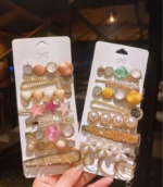 Sonpal 8 Pcs Korean Style Pearl Barrettes Womens Headdress Jewelry Hair Accessories set Hair Pin (Multicolor)