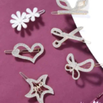 YELLOW CHIMES 6 PCs Hair Clips for Women Crystal Pearl Party Wear Designs Fancy Hairpins Hair Accessories Hair Pin (Gold)