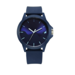 Fastrack Tees Wanderlust Quartz Analog Midnight Blue Dial Blue Silicone Strap Unisex Watch - NT38024PP72W