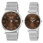 LOUIS DEVIN Stainless Steel Chain Analog Wrist Watch for Men and Women