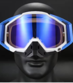 Motorcycle Goggles, Motocross Goggles, Dirt Bike ATV Glasses, UV Protection, Anti Fog, Racing Goggles for Men, Women, Youth (Blue) - Image 2