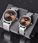 LOUIS DEVIN Stainless Steel Chain Analog Wrist Watch for Men and Women - Image 2