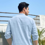 Zombom Cotton Polyester Blend Solid Casual Regular Fit Mandarin/Chinese Collor Short Kurta for MenZombom Cotton Polyester Blend Solid Casual Regular Fit Mandarin/Chinese Collor Short Kurta for Men - Image 3