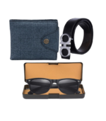 Wallet Belt Sunglass Goggles Combo. Combo Gift Set for Men Birthday, Anniversary, spleacial Day - Image 3