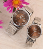 LOUIS DEVIN Stainless Steel Chain Analog Wrist Watch for Men and Women - Image 3