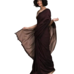 Women’s Cotton Solid Saree with Matching Blouse Piece,HND_SR_374