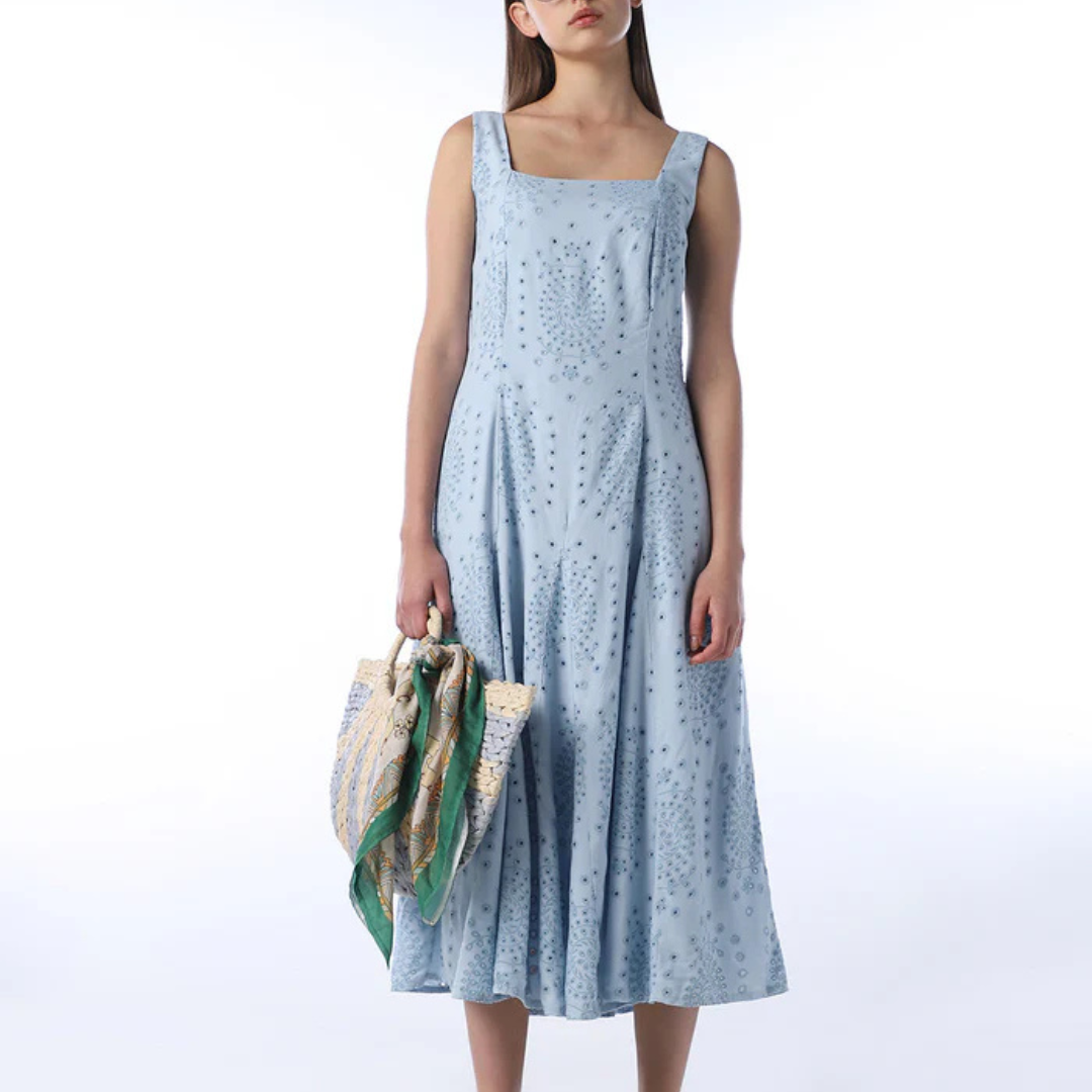 13-3.png Schiffli Printed Midi Dress - Image 1