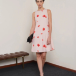 Floral A-Line Dress – Off White