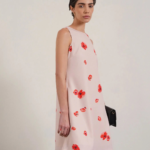Floral A-Line Dress – Off White - Image 2