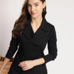 A-Line Jacket Dress – Black
