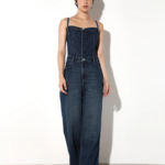 Corset Denim Jumpsuit - Image 2