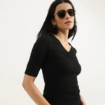 Women Regular Round Neck Solid Top